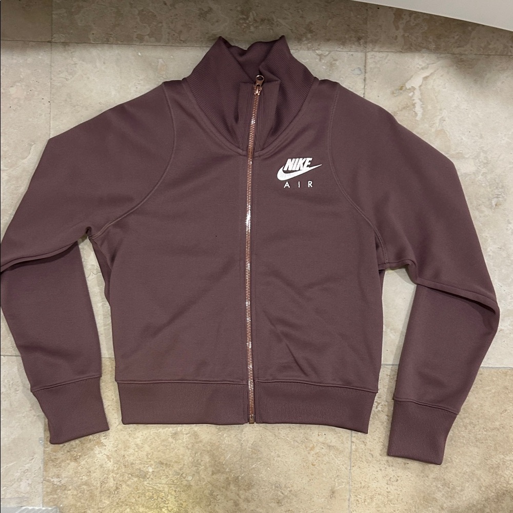Nike Women's Zip-Front Bomber Jacket in Plum TOP AND BOTTOM!
